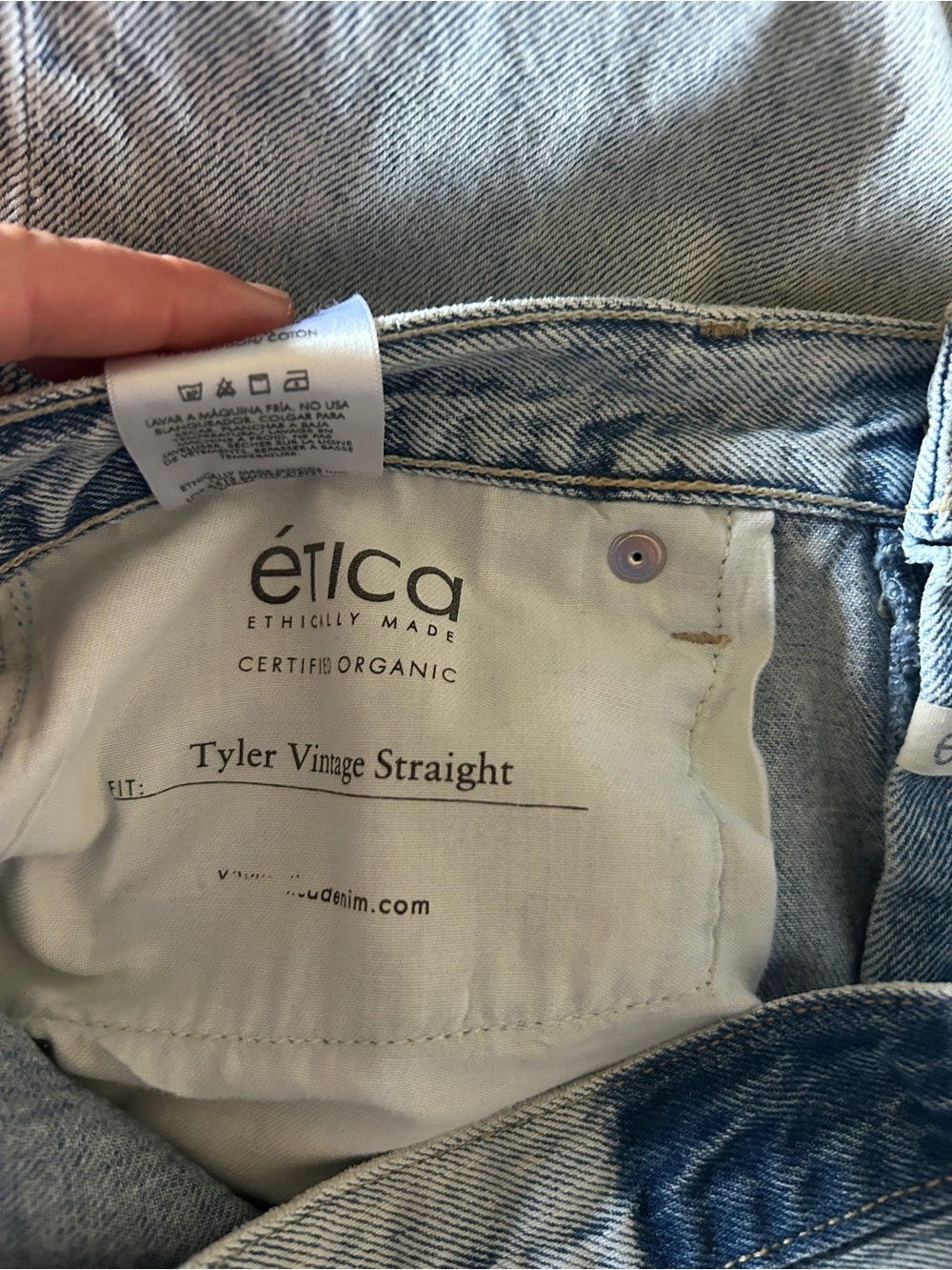 Etica Denim Tyler Vintage Straight Jeans - Picture 11 of 12